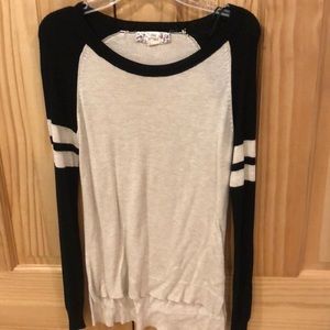 cream and black sweater! from khols:)